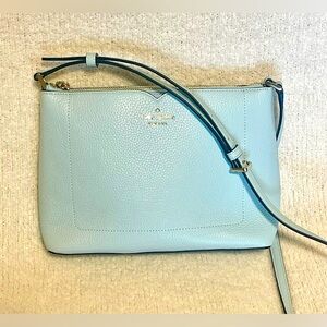 Kate Spade Crossbody. Never used. Light Blue. No tags on bag.